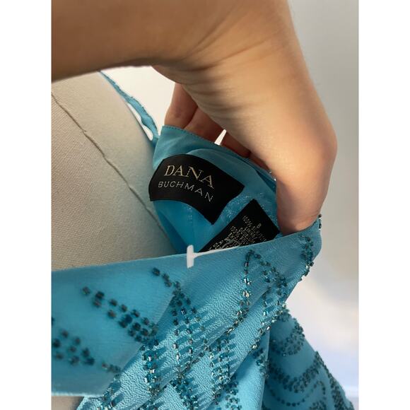 Y2K 90s SILK Beaded Slip Tank MEDIUM - Picture 4 of 4